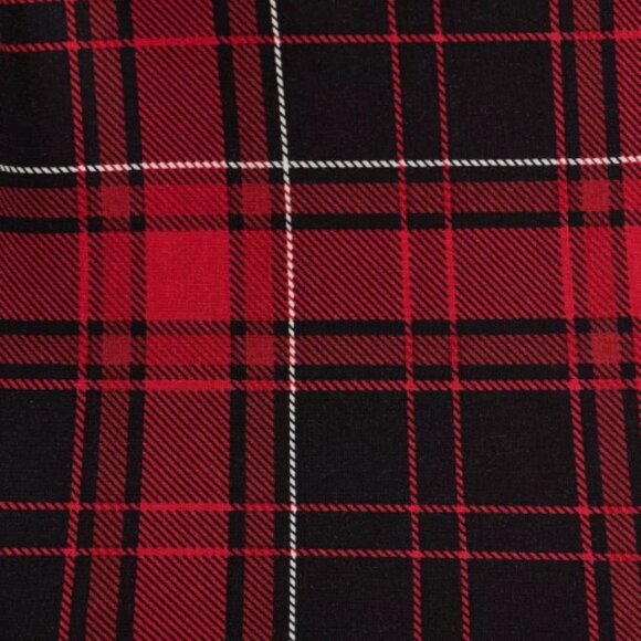 725-25 Torrid Red/White/Black plaid Midi Ponte Pencil Skirt Size 2 18/20 - Picture 13 of 13